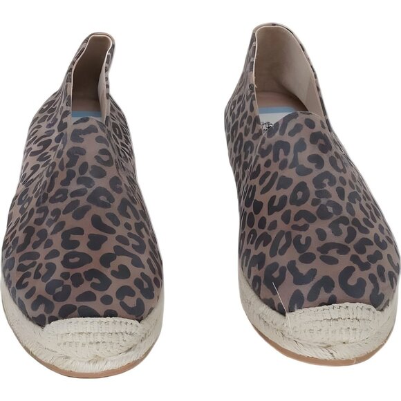 Stuart Weitzman Leopard Espadrilles Brown Tan Flat Loafer Women's US 6.5 - Picture 5 of 6
